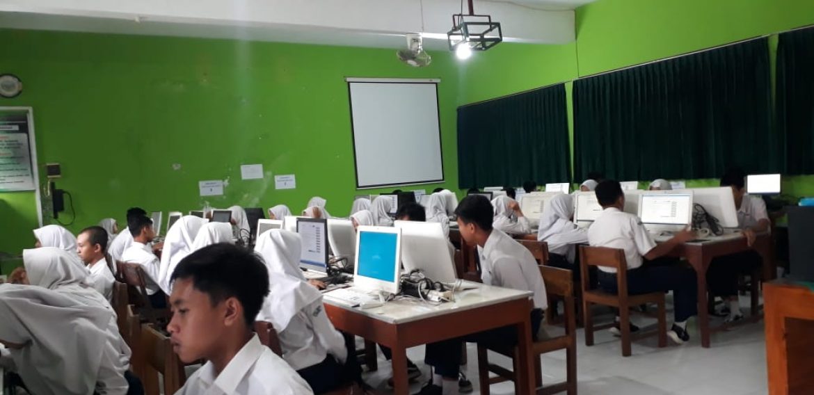 Khidmat, MTsN 3 Gunungkidul Ikuti Try Out II ASPD Tingkat Kabupaten