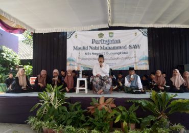 Tingkatkan Cinta kepada Rasulullah, MTsN 3 Gunungkidul Gelar Peringatan Maulid Nabi Muhammad SAW