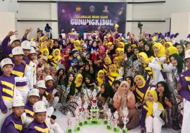 Matsema Bahana Borong Piala Di Kejurkab Drum Band Gunungkidul